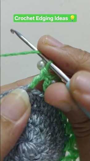 Crochet Easy Edging, Border, How To Tutorial #crochetmoderntrends