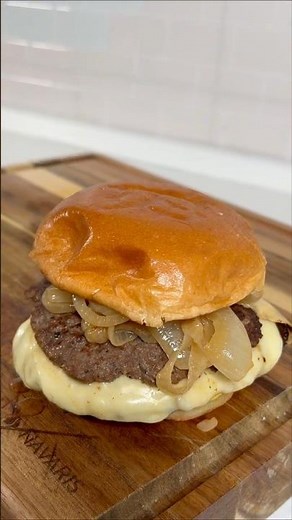 The Perfect Burger Recipe (with Caramelized Onions)