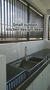 Small outdoor kitchen design ideas 🏡 #fyp #construction #kitchendesign #modernhome | Suratos vlog