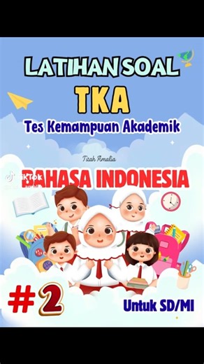 Zulian Arfan Hagi on Instagram: "Latihan Soal TKA Bahasa Indonesia Part 2 sudah dilengkapi dengan jawaban Produk ini berupa file digital dalam format word sehingga bisa diedit sesuai kebutuhan Cara mendapatkan file Klik Link di Bio yaaa 🫰"