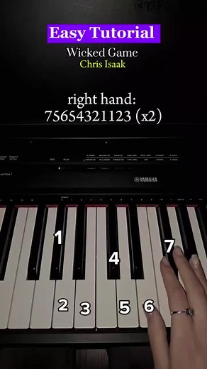 Wicked Game Piano Tutorial for Beginners