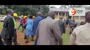 Education CS Prof George Magoha currently at Kereri Girls in Kisii to commission CBC classes | Citizen TV Kenya