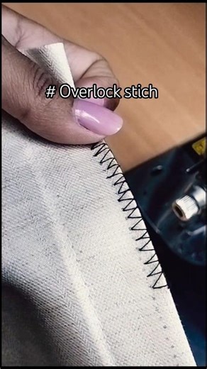 ✨ Interlock stitching by hands🧵🪡✅ #stitching#overlock #ytshorts #shortfeed #diy #easytips#interlock