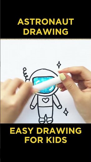 How To Draw A Astronaut Easy