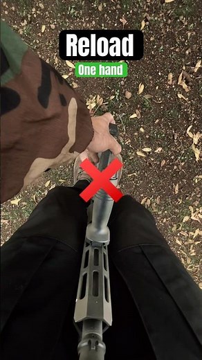 One hand reload #airsoft #airsoftcqb #milsim #military