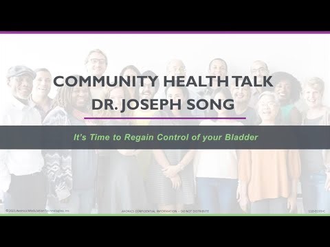 Urinary Incontinence and Overactive Bladder Treatments with Dr. Joseph Song