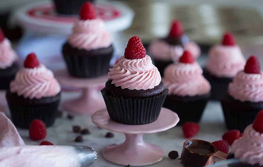 Chocolate Raspberry Cupcakes