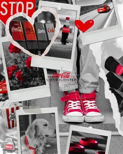 When all you can see is Coca-Cola red, you know it’s the real thing. 😍 | Coca-Cola Consolidated