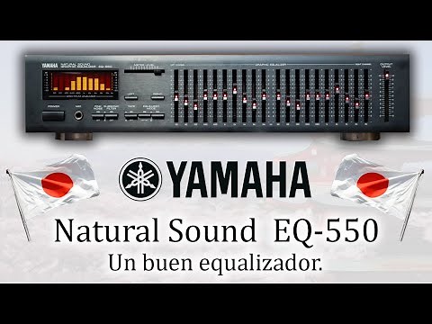 Ecualizador Yamaha Natural Sound EQ-550, buen y practico aparato de los 90.