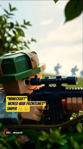 “Minecraft: World War Frontlines”#MinecraftWar#BlockBattle#Sniper POV#WarScene**#EpicBattle