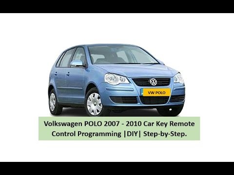 Volkswagen POLO 2007 - 2010 Car Key Remote Control Programming |DIY| Step-by-Step.
