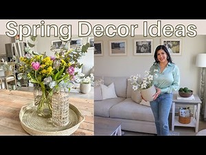 SPRING DECORATE WITH ME 2023 | Spring Decor Ideas | Living Room and Kitchen Decor 🌸