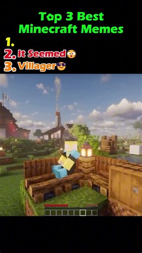 TOP 3 FUNNIEST MINECRAFT MEMES N*27 #shorts #minecraft #memes #funny