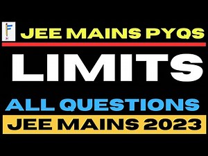 Limits (All Questions) | L-H Rule | Expansion | JEE MAINS 2023 PYQs | Revision | JEE 2025
