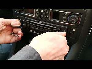 Remove Quitar Sacar radio rd4 Citroën C5 X7