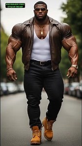 Bodybuilder Street Fashion Style of The Day – Leather Jacket paired with jeans and Timberland boots 💪 #bodybuilding #fashion #reels #mensfashion #ripped #fitnessfashion #fitness #bodybuilder #OOTD #bodybuildinglifestyle #streetstyle #streetfashion #fitnessmotivation #athlete #fashioninspo #muscle #MensWear #behemothbodybuilders #casualwear #fashionformen #naturalbodybuilder #bodybuildingmotivation #gymmotivation #streetwear #fashionfitness #outfitinspiration #outfitideas #outfitoftheday #fyp #v