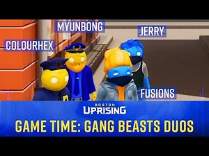 Gang Beasts duos: Fusions & Jerry vs. Colourhex & Myunbong