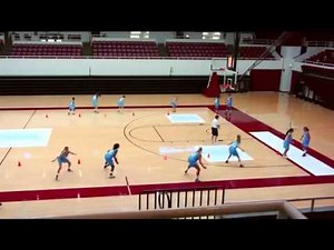 Defensive Drills for Youth Basketball | Zig Zag Warm Up by Tara VanDerveer