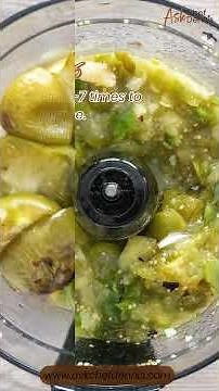 Authentic Mexican Salsa Verde (Tomatillo Salsa)