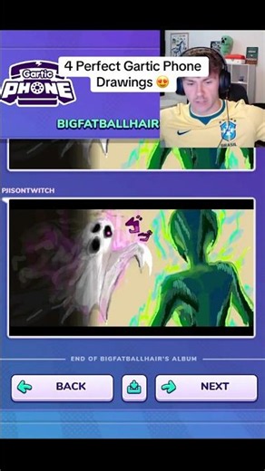 INSANE Ghost Vs Alien Drawing in Gartic Phone