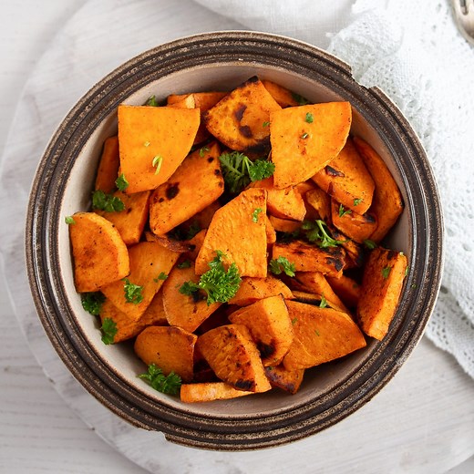 Pan-Fried Sweet Potatoes (Only 3 Ingredients)