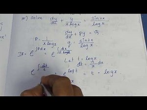 TN CLASS 12 MATHS ORDINARY DIFFERENTIAL EQUATION EX 10.7 SUM 10