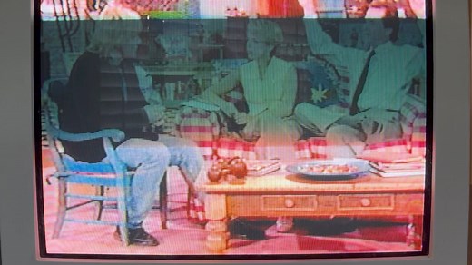 This is from a VHS tape of “The Mike And Maty Show” from early 1995 that I found this morning. The entire video is too long to post, but it’s my new favorite, so I’ll be taking it to have it put on digital so that the quality is better than this is from my all in one Panasonic tv with the VHS recorder, that luckily still works! All of our kids were there in the audience with me to enjoy his interview and performance. We were, in those days, always there to support him. I’m so glad that we brough