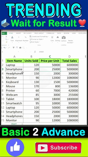 REPEAT TABLE HEADERS IN EXCEL #tutorial #excel #exceltutorial #exceltricks