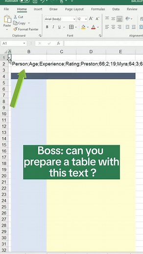 1M views · 11K reactions | How to convert text to table in excel #msexceltraining #exceltraining #cursodeexcel #excellence #Excel | គរុសិស្ស ICT | Facebook