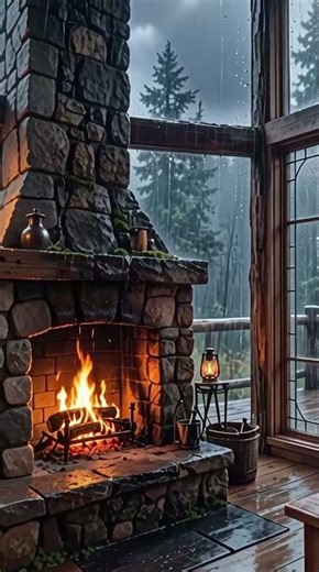 Cozy wooden cabin