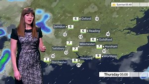 Thunderstorms are forecast for tomorrow, Alexis Green has the details. | BBC Hampshire & Isle of Wight