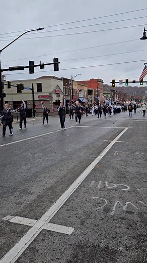 The Knoch High Band performs at the Butler County Veterans Day Parade | Butler Radio Network