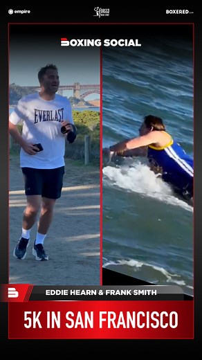 Eddie Hearn DEFEATS Frank Smith In Highly-Anticipated San Francisco 5k 🏃🏼‍♂️ | Boxing Social