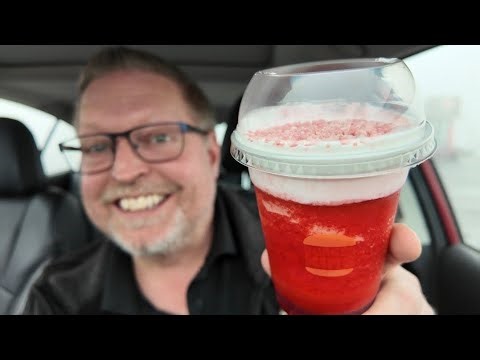 Burger King Frozen Fanta Strawberries & Cream Drink Review