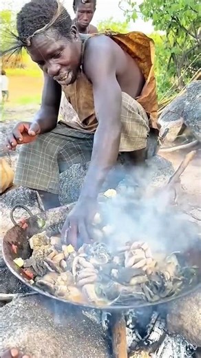 Cooking Without Modern Tools in the Wild..#shorts #villagelife