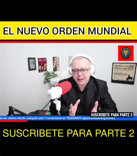 El Nuevo Orden Mundial Es Una Realidad #viral #videos #Pastor #Eduardo #Gutierrez #Profecias #noticas #finales #Israel #cristianas #biblicas | Reflexiones del Pastor Punto Com