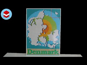 LEGO Art 31203 Denmark Map alternative Speed Build