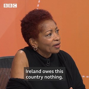 ‘Ireland owes this country nothing’ Writer Bonnie Greer says Britain cannot ‘shaft’ Ireland if they want a post Brexit trade agreement with the US. #bbcqt | BBC Question Time