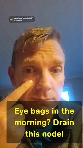 64K views · 37 reactions | Eye bags are normal. But if you want to help you lymphatic system drain the lymph and tissue fluid you can drain the lymph node that regulates the eye and eye bags. Try it and let me know if this helped you. #eyebags #lymphnodes #lymphaticdrainage #healthtips #facecare #selfhelp #selfcare #biohacker | Rune Åbø | Facebook