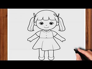 Comment Dessiner Une Belle Fille - Dessiner Une Fille étape par étape - dessin facile