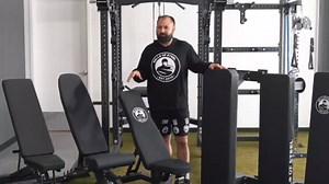 Flat Incline Decline Bench [Bells of Steel] FID Bench Press, Adjustable Weight Bench Foldable, Incline up to 7 Angles, 12 Gauge Steel, 1000 lb Capacity