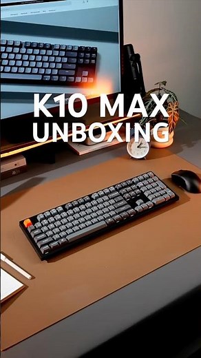 Pros and gamers, rejoice: the K10 Max QMK Wireless is perfect for work and play.