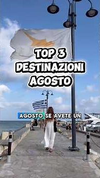 Top 3 destinations to visit in August 😍