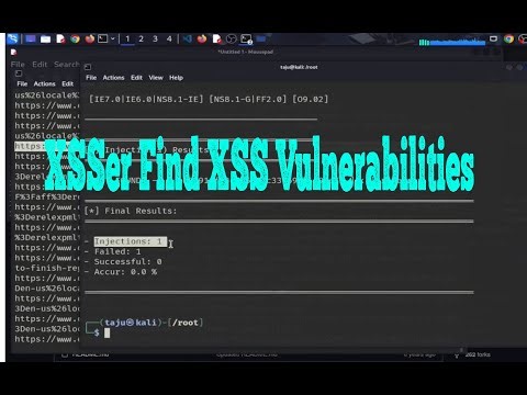 XSSer Find XSS Vulnerabilities and Install, Uninstall & Use XSSer on Kali Linux
