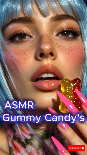 🍬✨ ASMR Gummy Candy Feast | Chewy, Sticky & Satisfying Sounds 🧸🍭