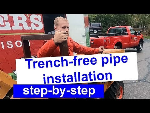 Trench-free pipe installation reveal | How to use a vibratory plow
