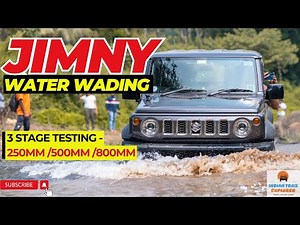 Suzuki Jimny water wading test reveals surprises ! MUST WATCH