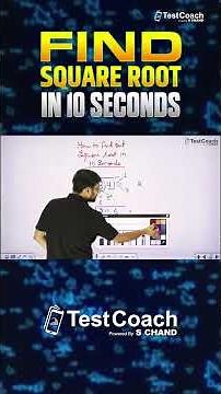 Square Root in 10 Seconds ⏱ | Fast Math Trick for Exams #squareroot