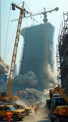 Massive Building Collapse in Japan 🇯🇵 | #fail #construction #engineering