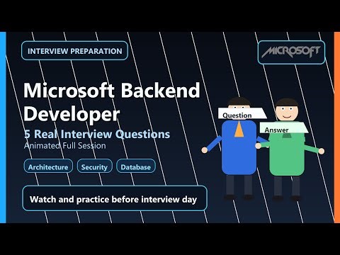 Microsoft Backend Developer Interview Preparation 2026 | 5 High-Impact Q&A
